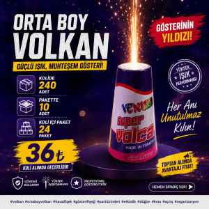 Kaliteli Orta Boy Volkan Fiyatları